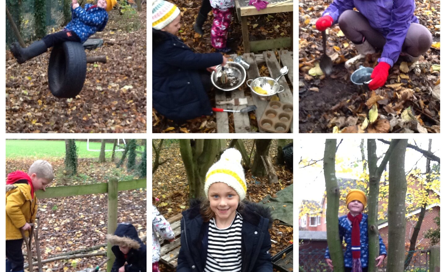 Image of Baking in Forest school